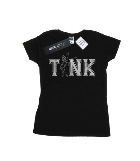 Disney T-shirt en coton Tinker Bell Collegiate Tink pour femmes/femmes (Noir) - UTBI50880