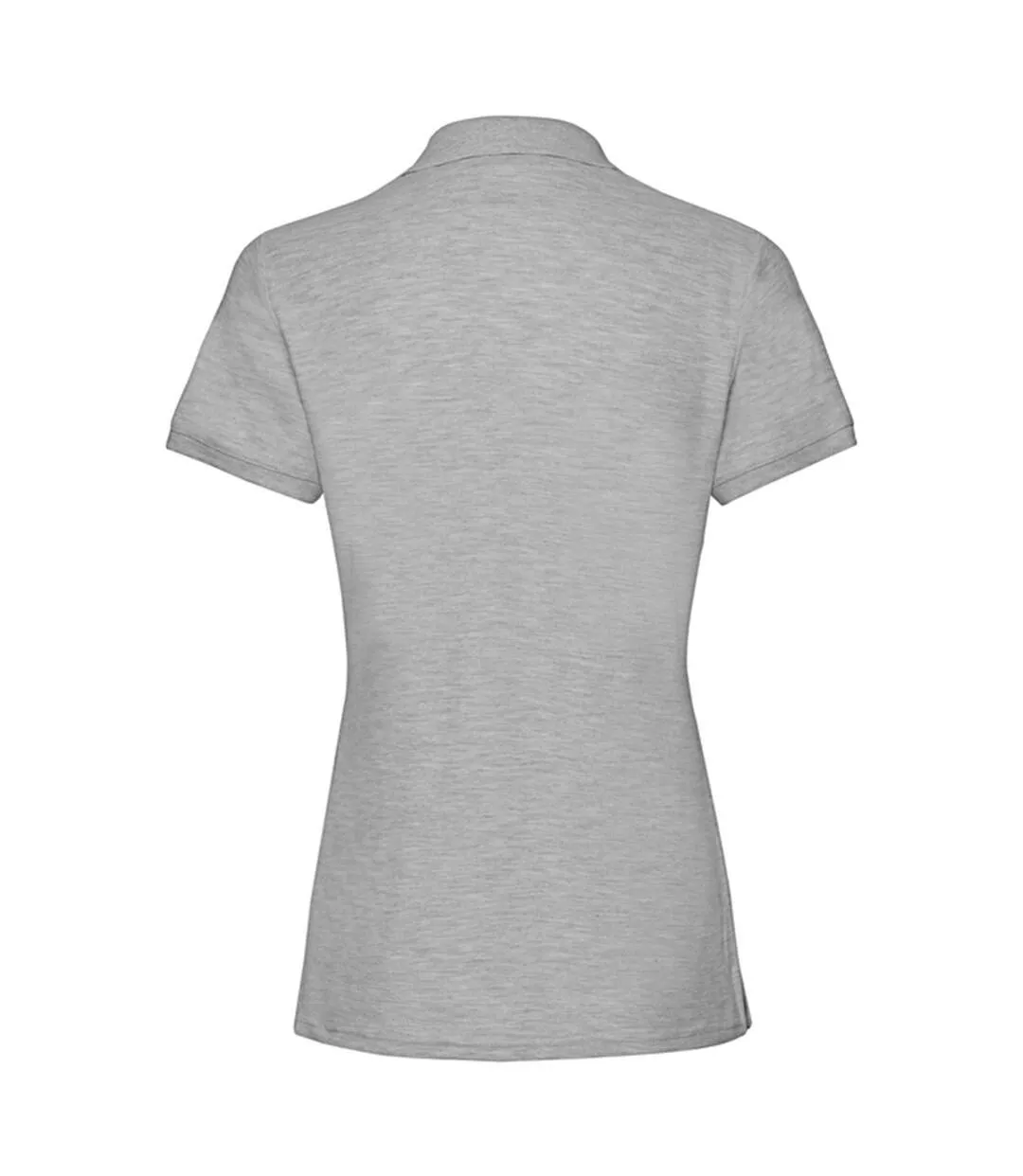 Polo Premium Femme Gris Clair Fruit Of The Loom-2