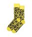 Bright Leopard Design Novelty Patterned Socks for Men and Women-1