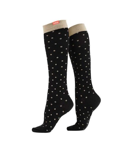 1 Pack Wide Calf Cotton Graduated Compression Socks | 30-40 mmHg