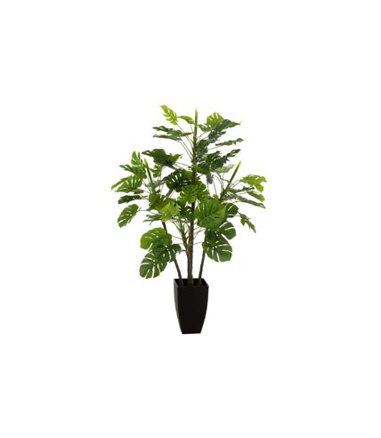 Plante Artificielle Philodendron 110cm Vert & Noir