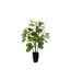 Plante Artificielle Philodendron 110cm Vert & Noir