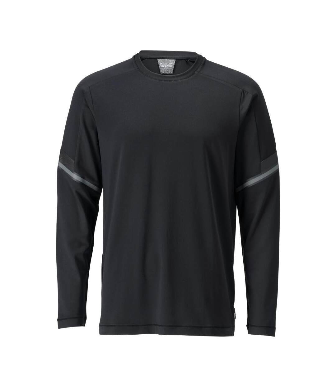 T-shirt Manches Longues Customised Homme Noir Mascot-1