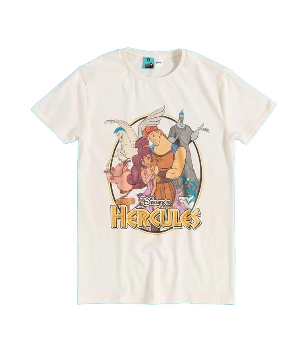 Unisex Adult T-shirt Beige Hercules-2