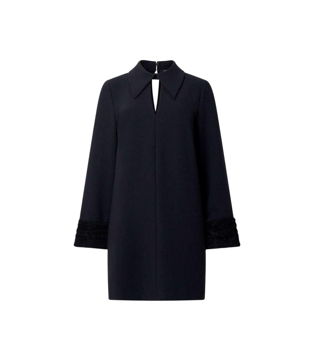 Robe Courte Manches Longues Whisper Femme Noir French Connection-2