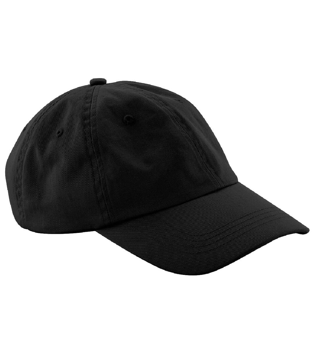 Beechfield Unisex Low Profile 6 Panel Dad Cap (Black) - UTBC3683-1