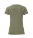 T-shirt iconic femme olive classique Fruit of the Loom