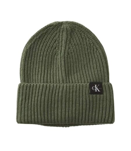 Bonnet kaki femme calvin klein jeans beanie