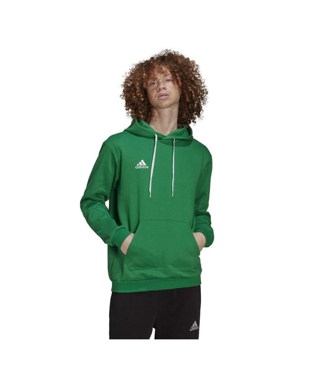 Sweat À Capuche Entrada Homme Vert Adidas-1