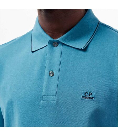 Polo Motif/style Logo Homme Bleu Foncé C.P. Company