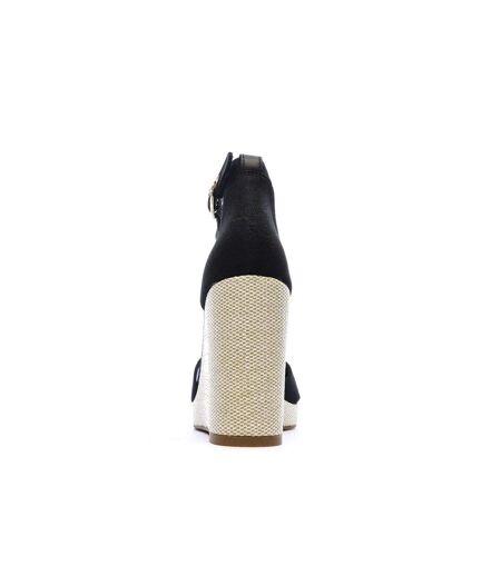 Sandales noires femme tommy hilfiger flag