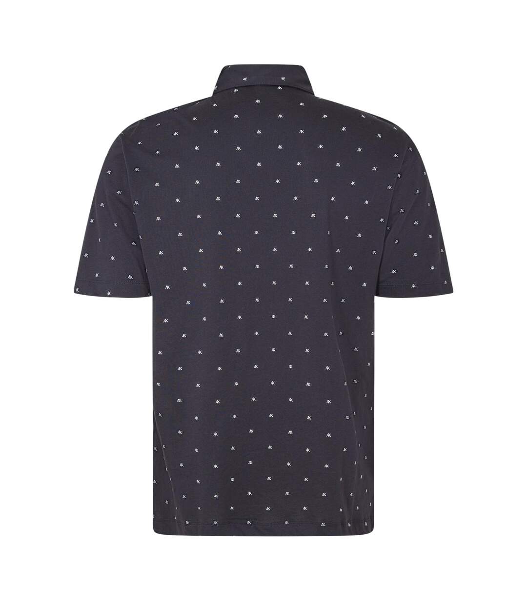 Mens Short-sleeved Polo Shirt Navy Armani Exchange-3