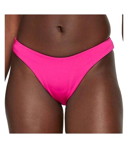 Bas de maillot de bain Noir/Rose Femme Nike Reversible - L