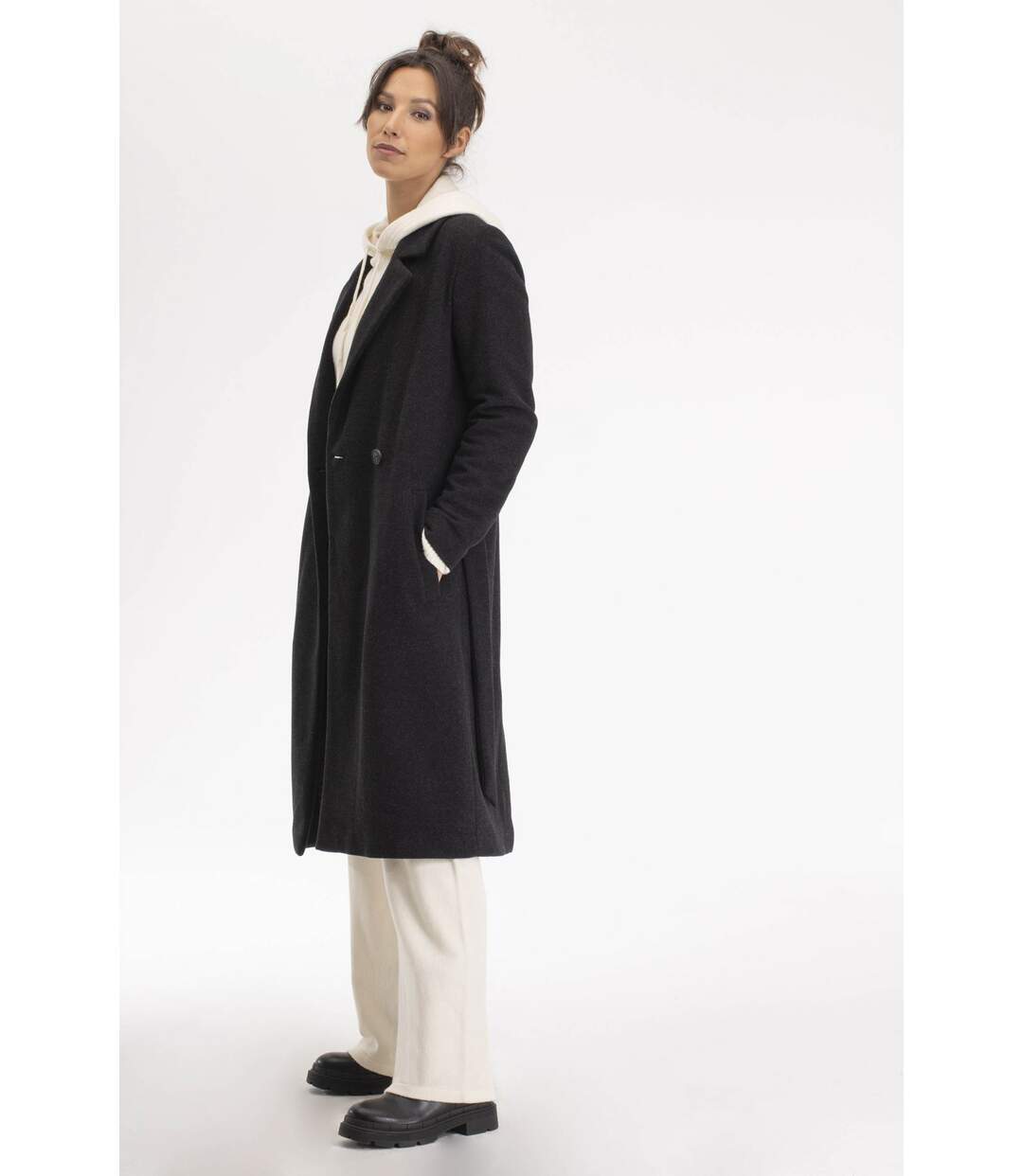 Manteau CLEO Anthracite