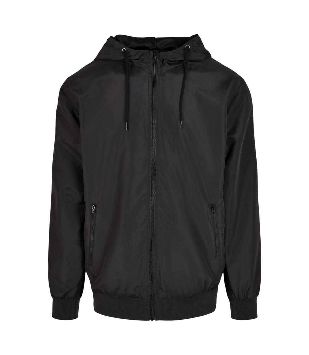 Veste Coupe-vent Homme Noir Build Your Brand-1