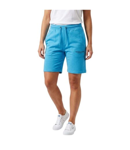 Womens/ladies Cascade Sweat Shorts Blue Weekend Offender