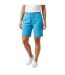 Womens/ladies Cascade Sweat Shorts Blue Weekend Offender-1