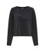 T-Shirt manches longues noir femme jdy washed-1