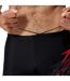 Mens Medley Logo Swimming Trunks Black Red Speedo-3