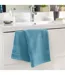 Serviette de Toilette Tendresse 50x90cm Bleu Paon-2