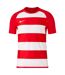 T-shirt Manches Raglan Rugby Motif/style Rayures Contrastées Homme Rouge Blanc Nike-1