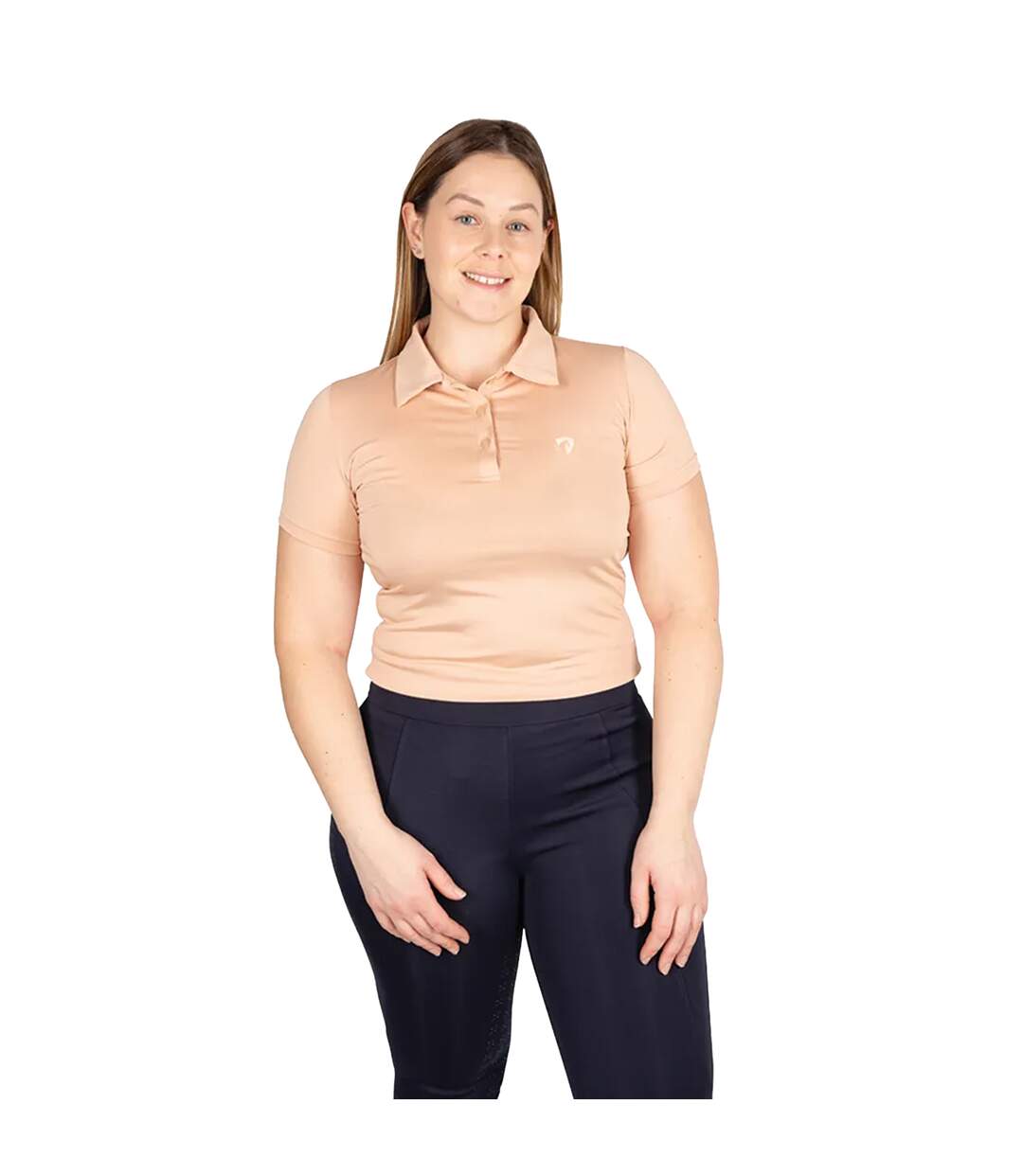 Polo Elevate Essential Femme Pêche Blanche Hy-2