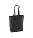 Tote Bag Premium Taille Unique Charbon Noir Chiné Bagbase-1
