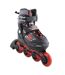Patins À Roulettes Alignées Moody Tif Garçon 36-39 Fr Noir Rouge Roces-1