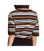 Pull rayé marron femme morgan mfifi-2
