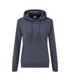 Fruit of the Loom Classic Lady Fit Hooded Sweatshirt (Heather Navy)