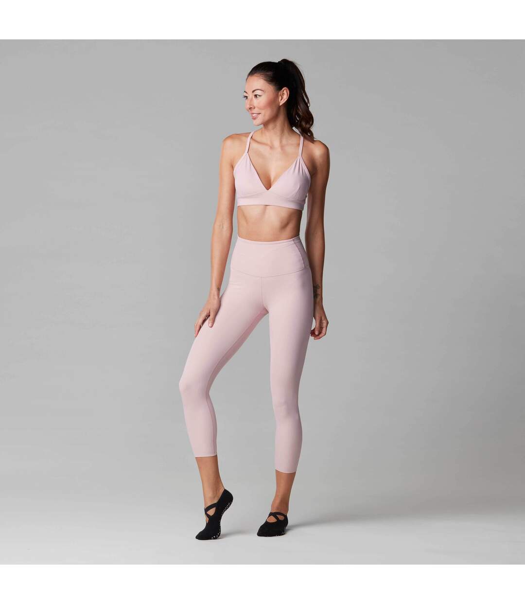 Legging femme rose Tavi Noir-4