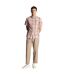 Chemise Manches Courtes Style À Carreaux Homme Rose Lyle & Scott-1