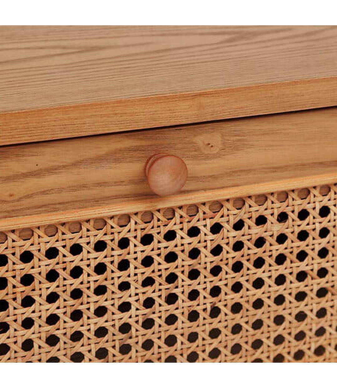 Commode 3 tiroirs TIRIA - Marron-5