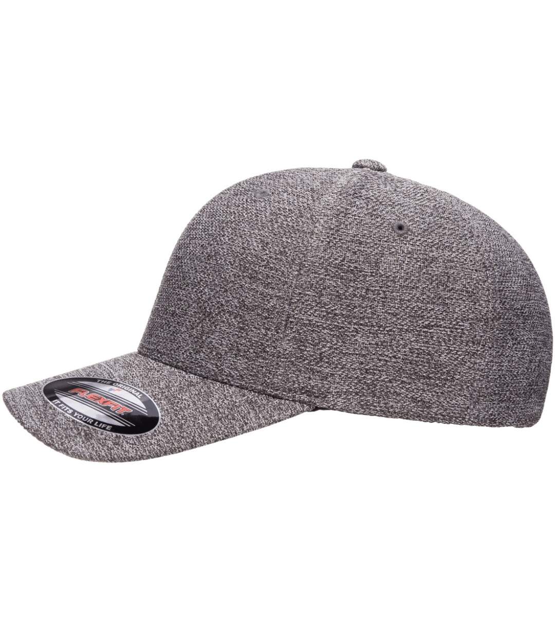 Casquette flexfit gris foncé Yupoong-3