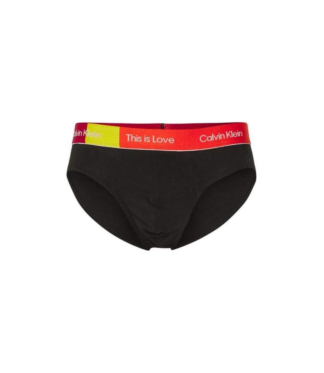 Slip Motif/style Logo Homme Noir Orange Jaune Calvin Klein-2