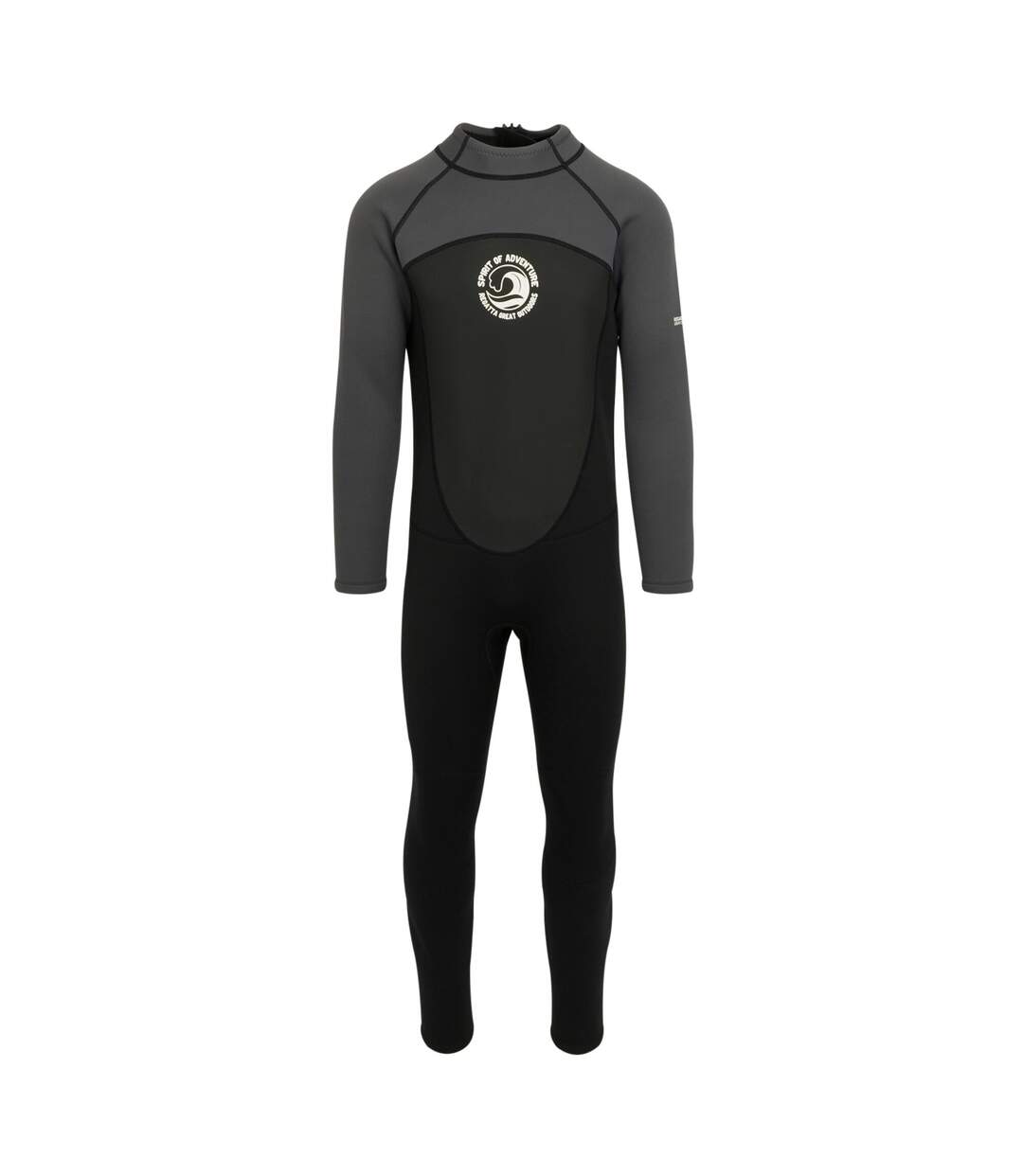 Mens grippy wetsuit black/dark grey/white Regatta-1