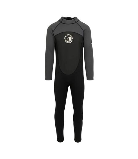 Mens grippy wetsuit black/dark grey/white Regatta