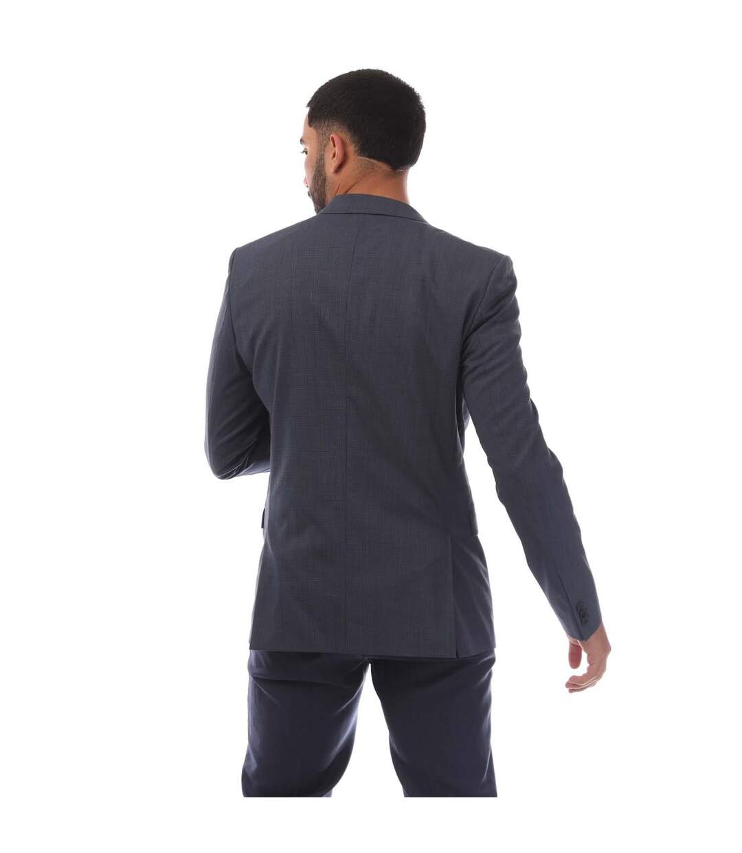 Veste Houndstooth Homme Bleu Foncé Hugo-3
