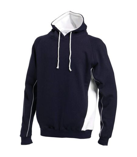 Sweat À Capuche Homme Bleu Marine Blanc Finden & Hales