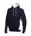 Sweat À Capuche Homme Bleu Marine Blanc Finden & Hales-1