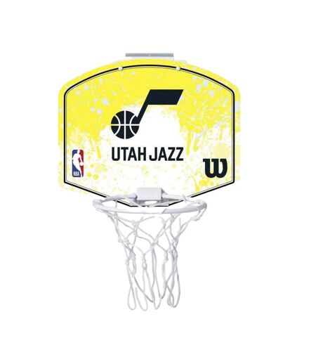 Childrens/kids Utah Jazz Mini Basketball Hoop Set One Size Yellow Wilson