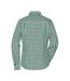 Blouse Motif/style À Carreaux Femme Vert Forêt Blanc James And Nicholson-2