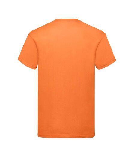 Fruit of the Loom Mens Original T-Shirt (Orange)