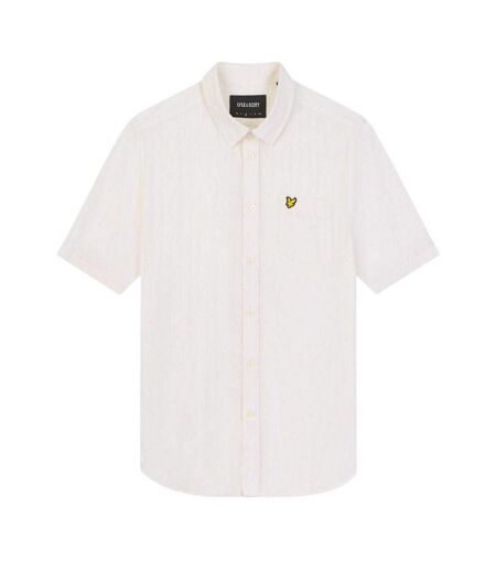 Chemise Motif/style Rayures Texturées Homme Blanc Lyle & Scott
