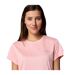 Womens/ladies Bluevista Hill Crew Neck T-shirt Pink Columbia-4
