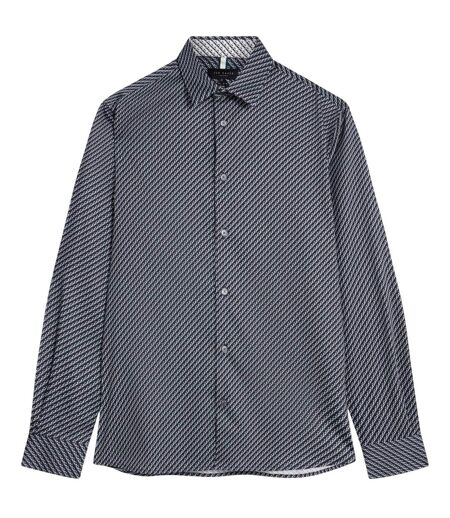 Chemise Motif/style Géométrique Homme Bleu Sarcelle Ted Baker