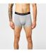 Pack Of 3  Mens Boxer Shorts  Black White Grey Ralph Lauren-4