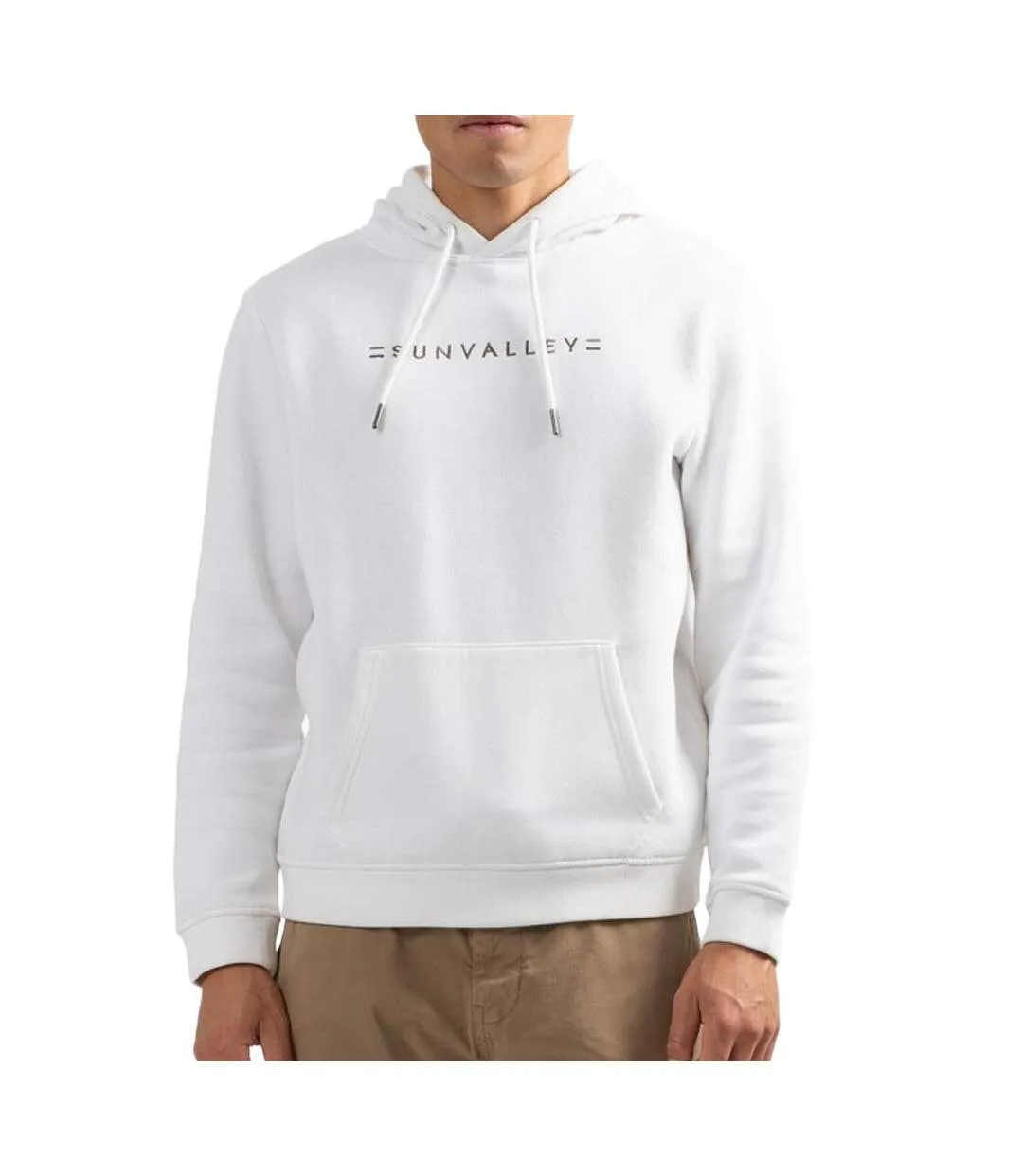 Sweat blanc homme sun valley loriant-1