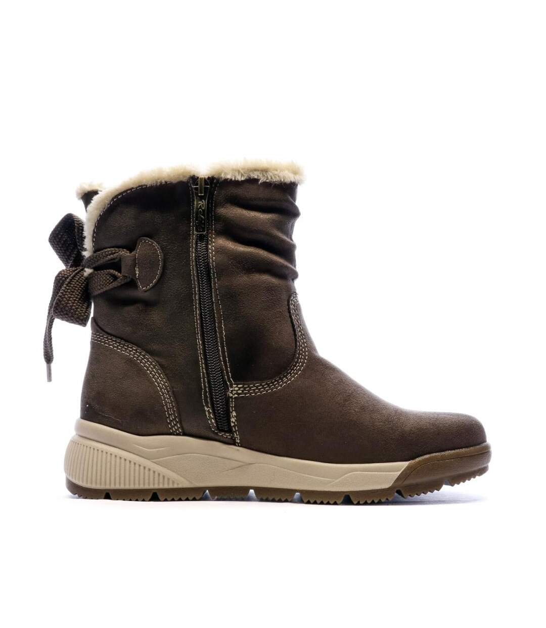 Bottines marron femme relife jaminlace-2