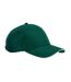 Casquette De Baseball Team Sports-tech Vert Bouteille Blanc Beechfield-1